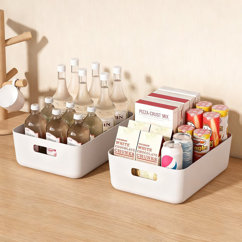 Kunststoff-Aufbewahrungsbox für Schreibtisch und Schrank