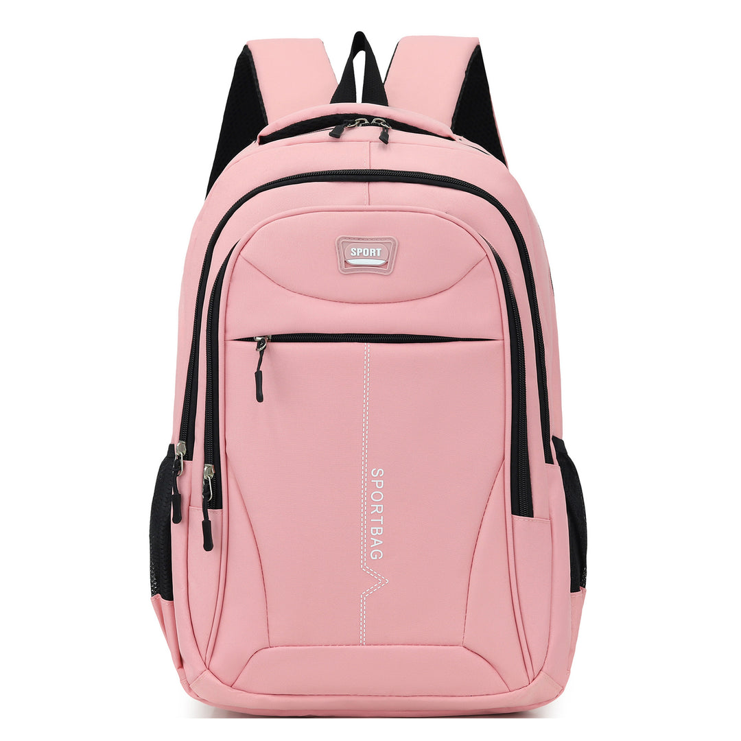 Rucksack mit Buchstaben-Druck, PVC, 20–35 L, wasserfest
