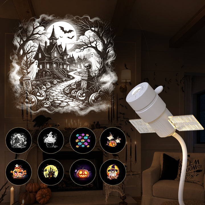 Halloween-Sternenhimmel-Projektionsleuchte mit USB