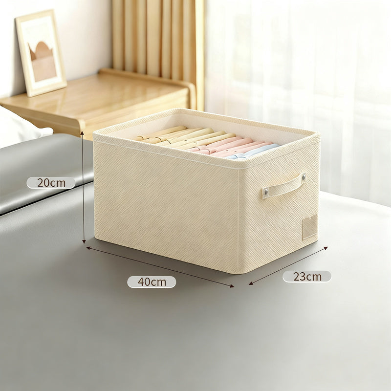 Stoff-Aufbewahrungsbox für Kleidung, faltbar