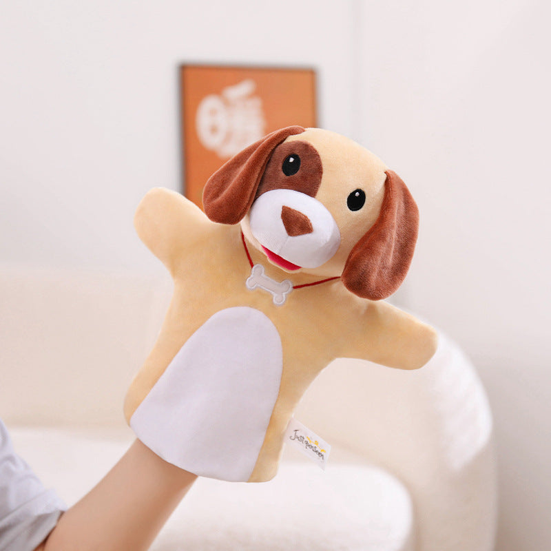 Tierische Handpuppe aus Plüsch