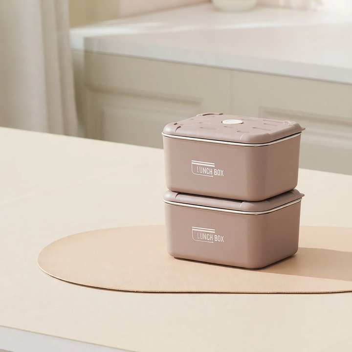 Edelstahl-Lunchbox, mehrschichtig, 501–800 ml