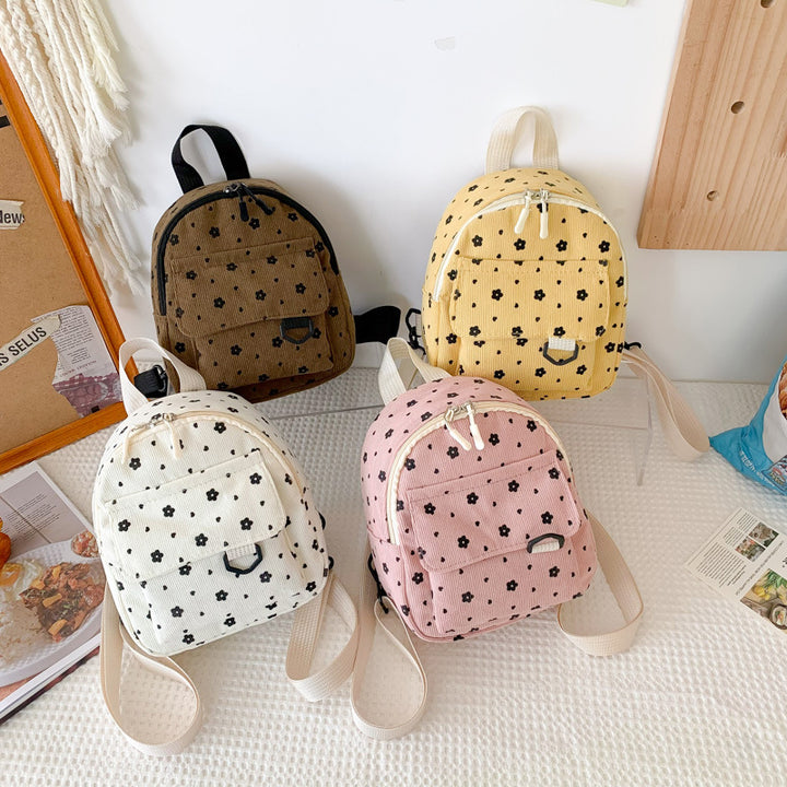 Kleiner Rucksack aus Baumwolle, abriebfest
