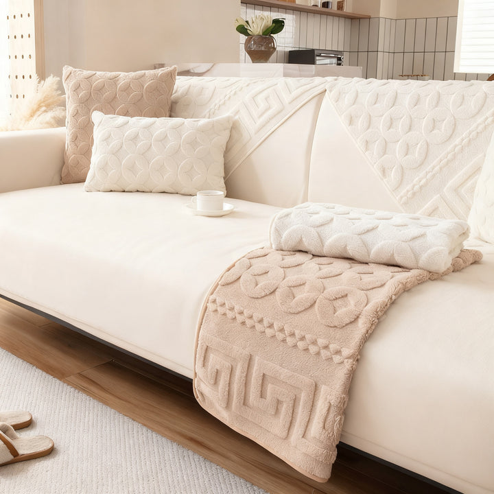 Sofaauflage aus Fleece, rutschfest