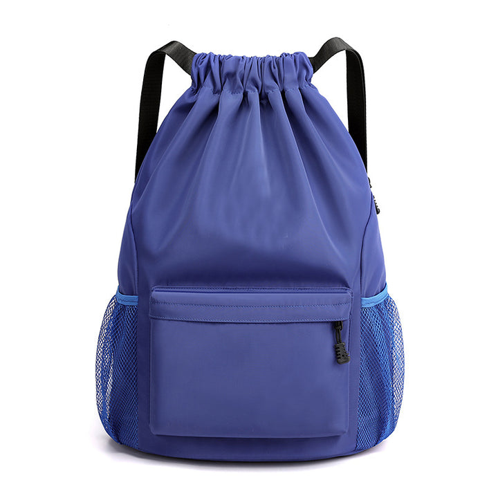 Nylon-Rucksack, 20–35 L, atmungsaktiv, mit Kordelzug