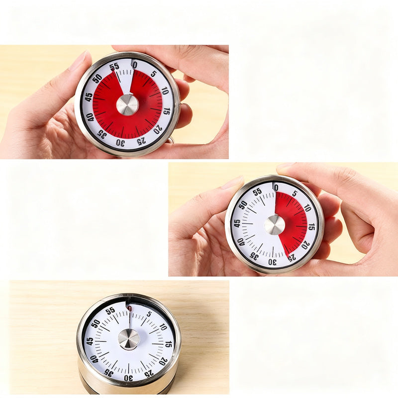 Mechanischer Küchentimer mit Magnethalterung