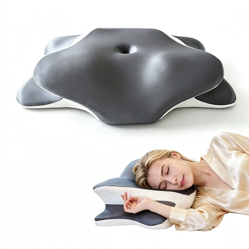 Nackenstützkissen aus Gedächtnisschaum, Schmetterlingsform