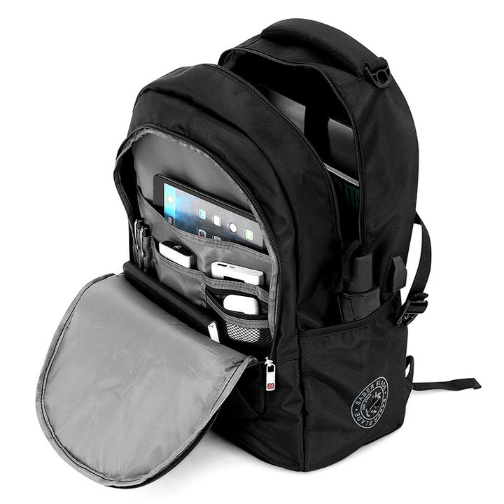 Geschäftsrucksack, 20–35 L, Oxfordstoff, wasserfest