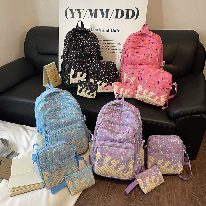 Rucksack mit Druckmuster, wasserdicht, 56–75 L