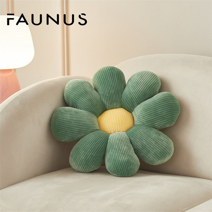 Sitzkissen mit Blumenmuster aus Polyester