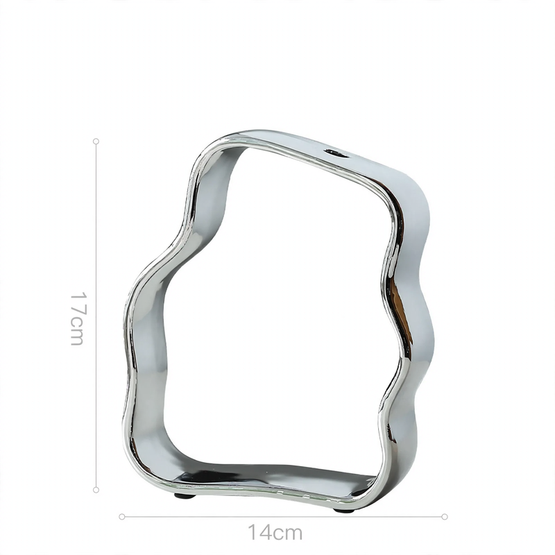 Geometrische Keramik-Vase, nordisches Design