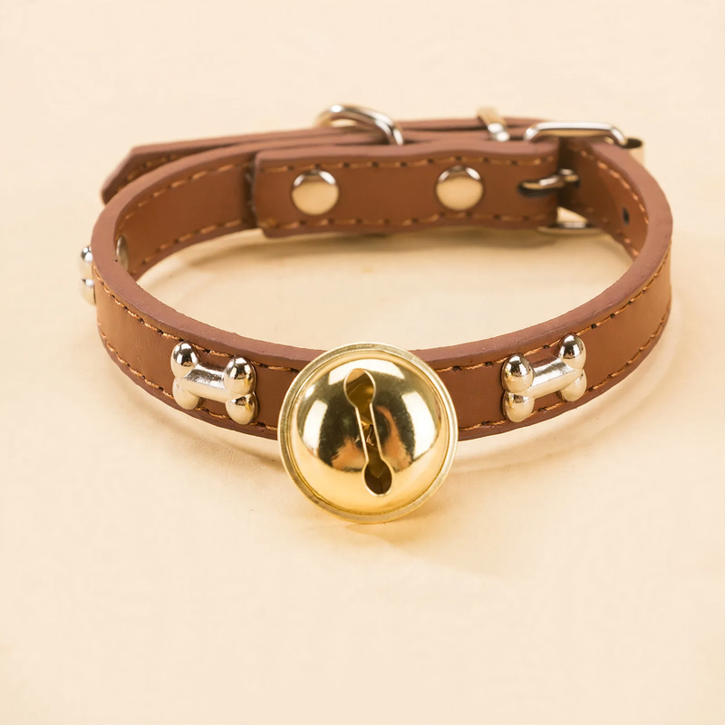Verstellbares Haustier-Halsband mit Glocke