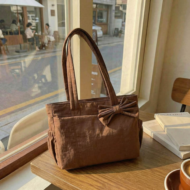 Schultertasche aus Baumwolle, Tote-Stil