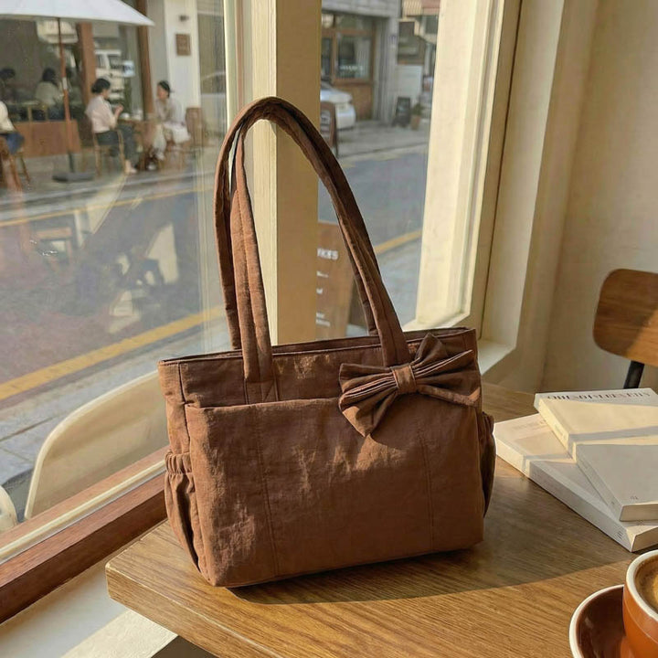 Schultertasche aus Baumwolle, Tote-Stil