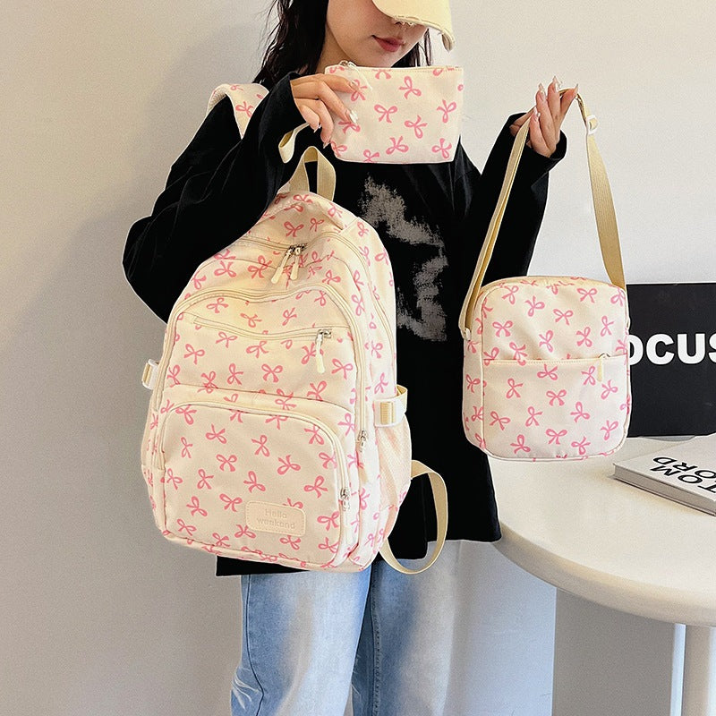 Rucksack aus Nylon, großes Fassungsvermögen, modernes Design