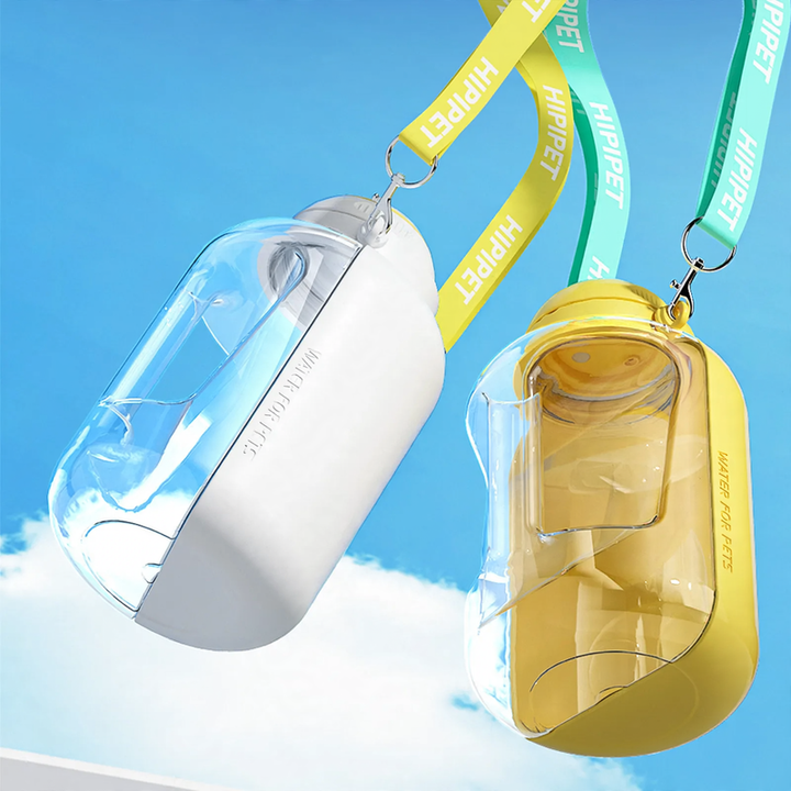 Haustier-Trinkflasche, tragbar, Kunststoff