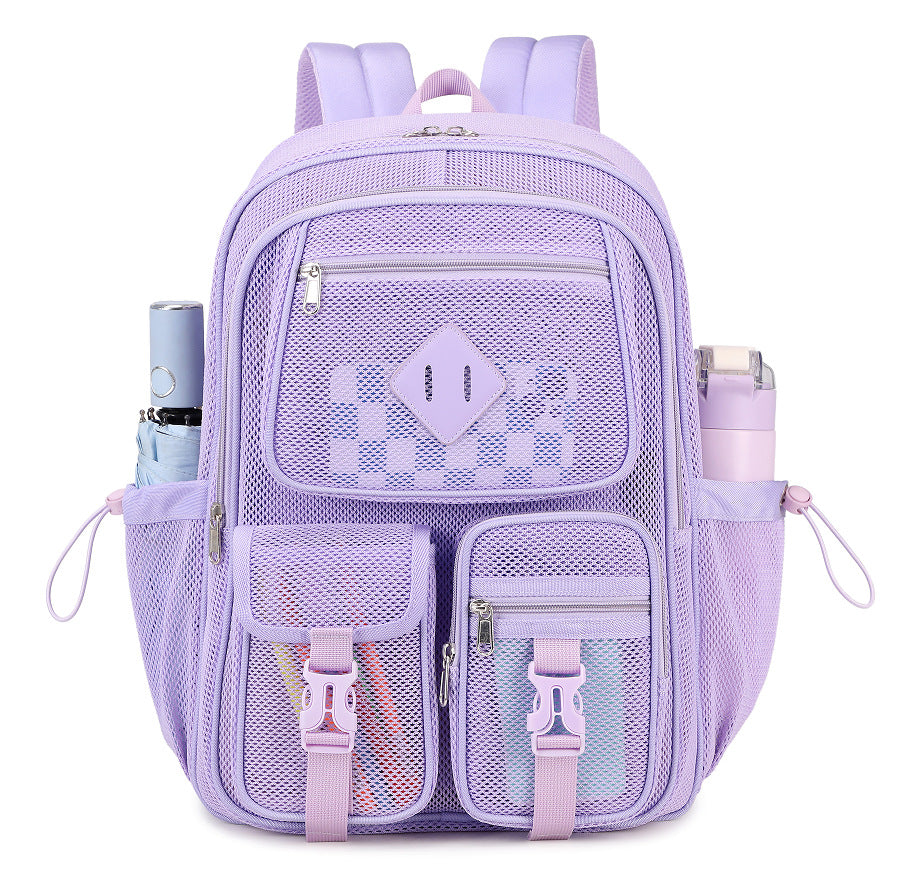 Oxford-Rucksack mit Netzstoff, 20–35 L, atmungsaktiv