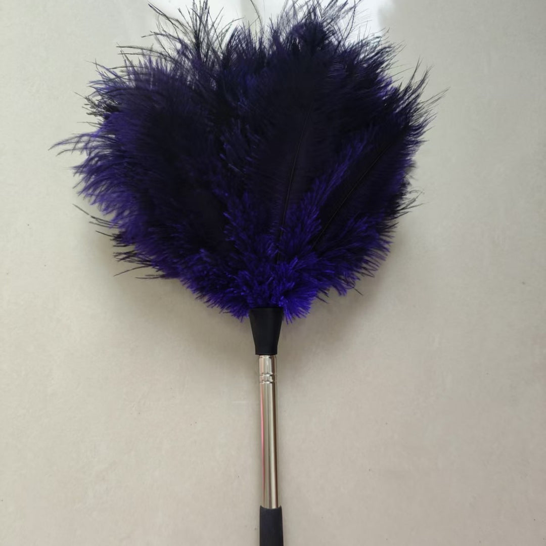 Ausziehbarer Straußenfeder-Staubwedel, 120 cm