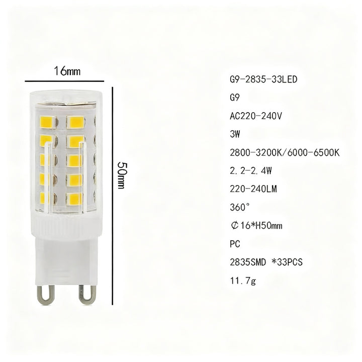 G9 Halogenlampe 25W, 40W oder 60W