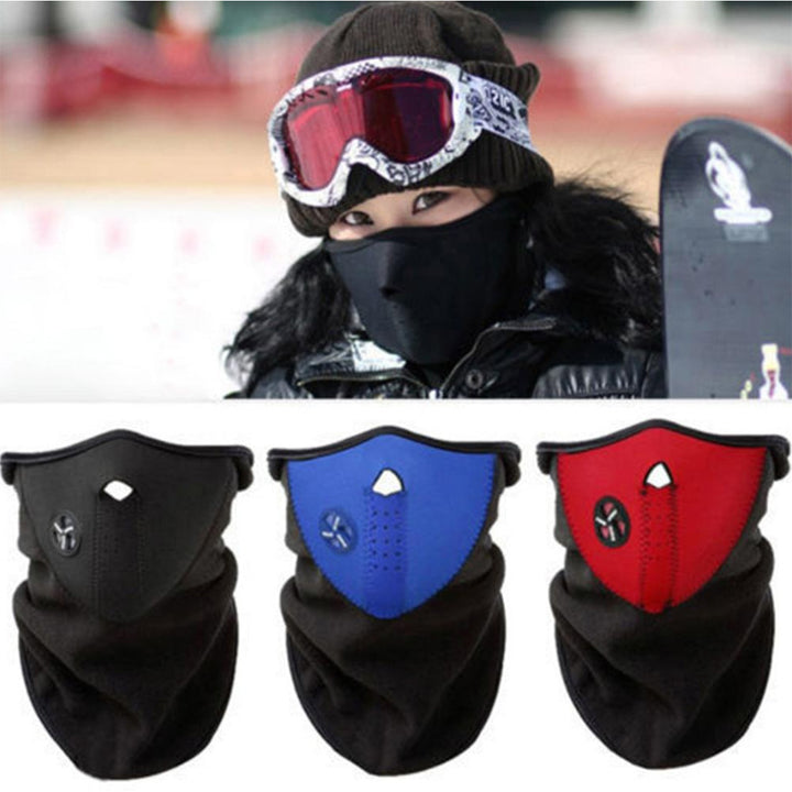 Gesichtsmaske für Radfahren, wärmend, mit Fleece
