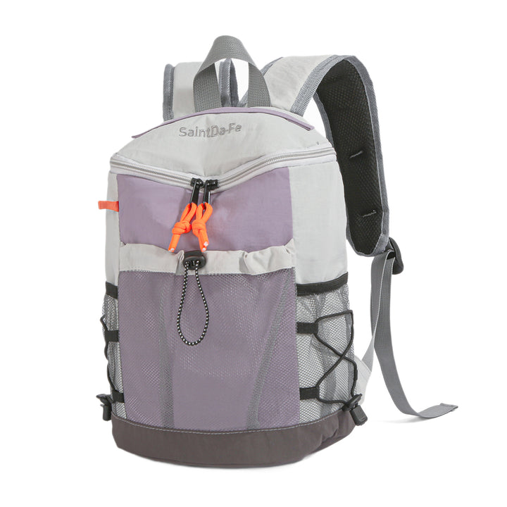 Damen-Rucksack, bis 20 L, Nylon, Patchwork-Design
