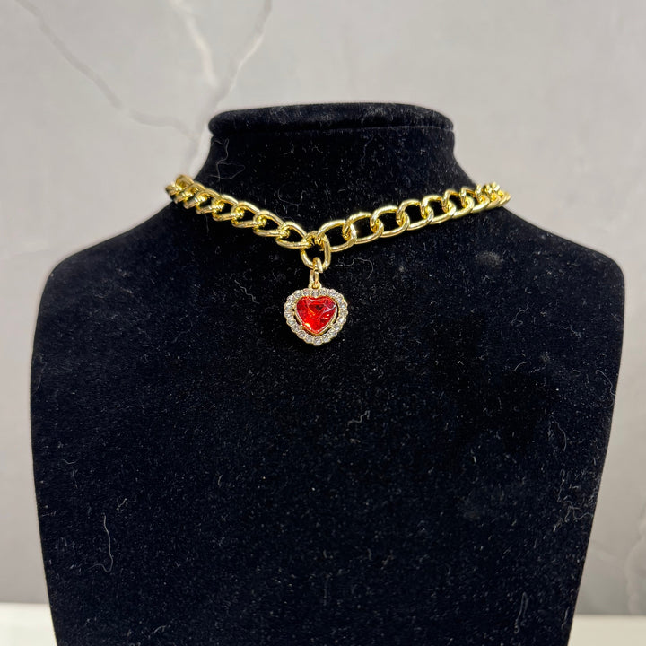 Halsband mit Kristallen und Perlen für Katzen und Hunde