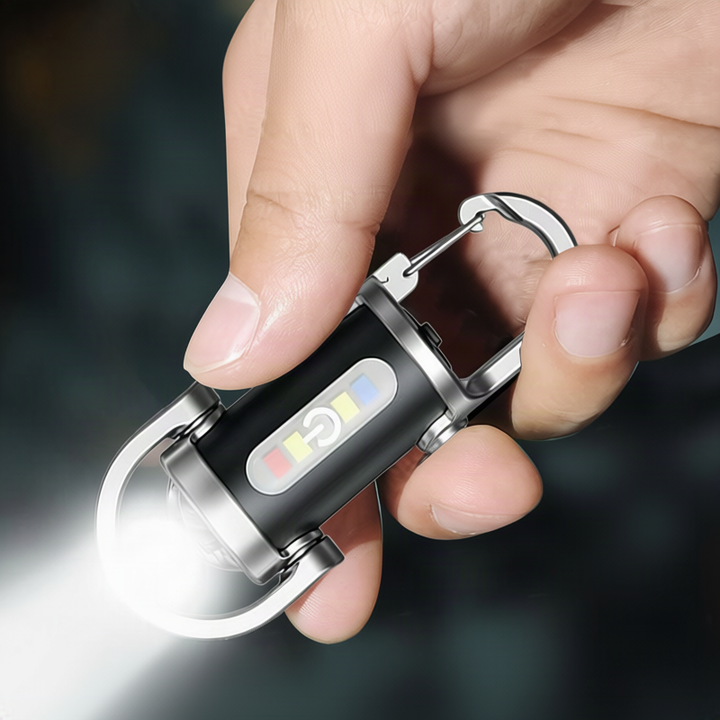 Mini-Taschenlampe mit Schlüsselanhänger, LED