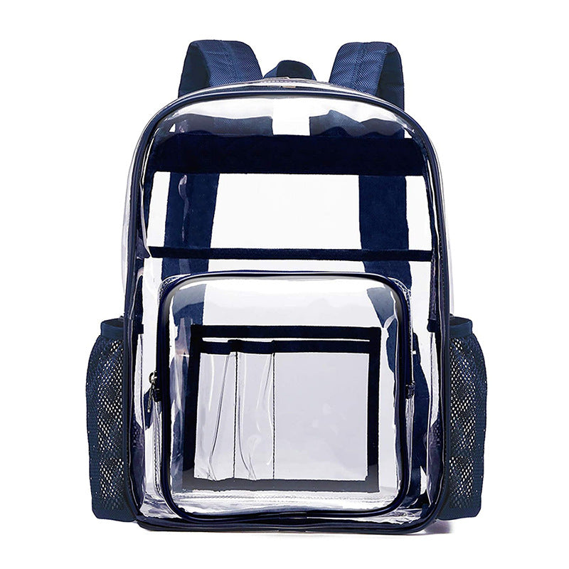 Transparenter PVC-Rucksack, wasserdicht, 20–35 L