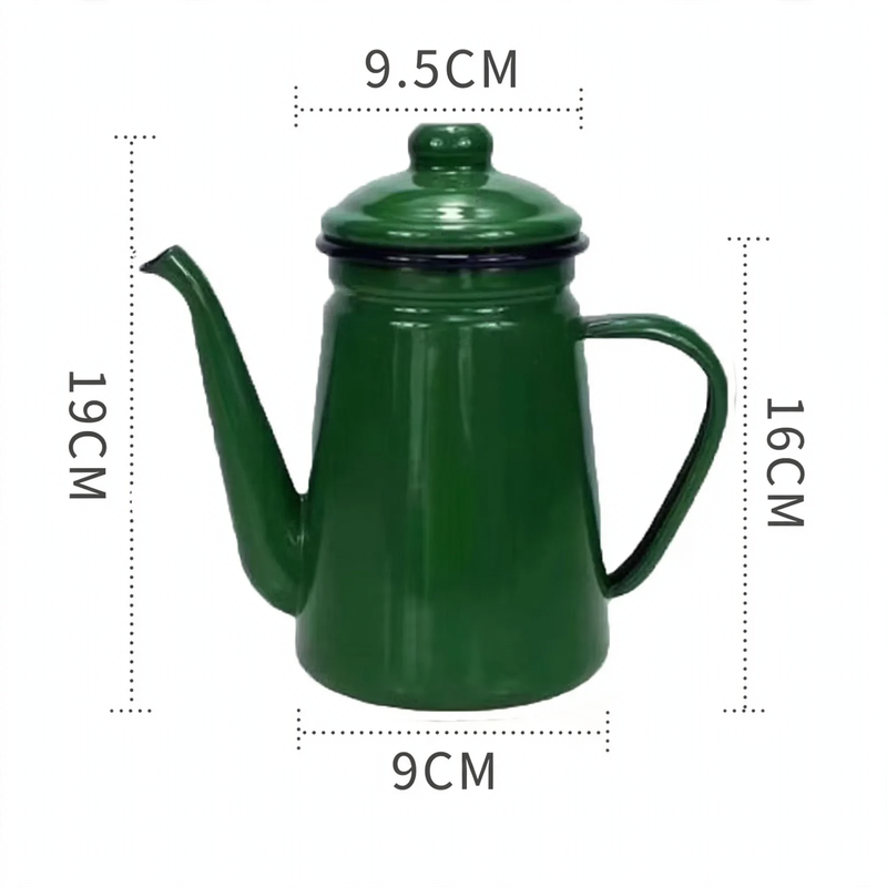 Emaillierte Handbrühkanne 1,1 L