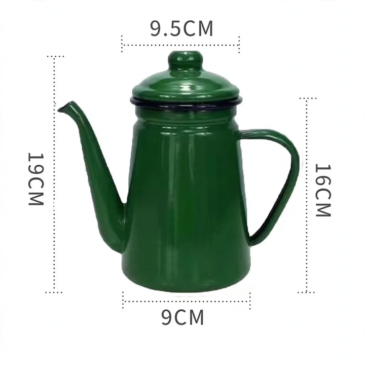 Emaillierte Handbrühkanne 1,1 L