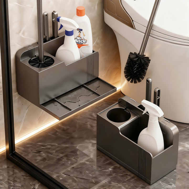 Saugnapf-Toilettenbürsten-Wandhalter