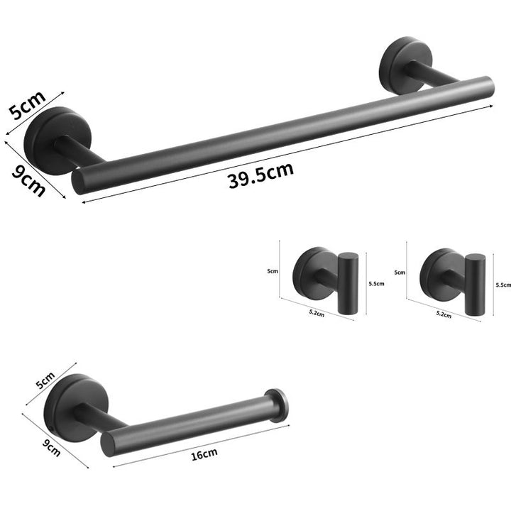Edelstahl-Wandhaken, klebbar, Bad und Küche