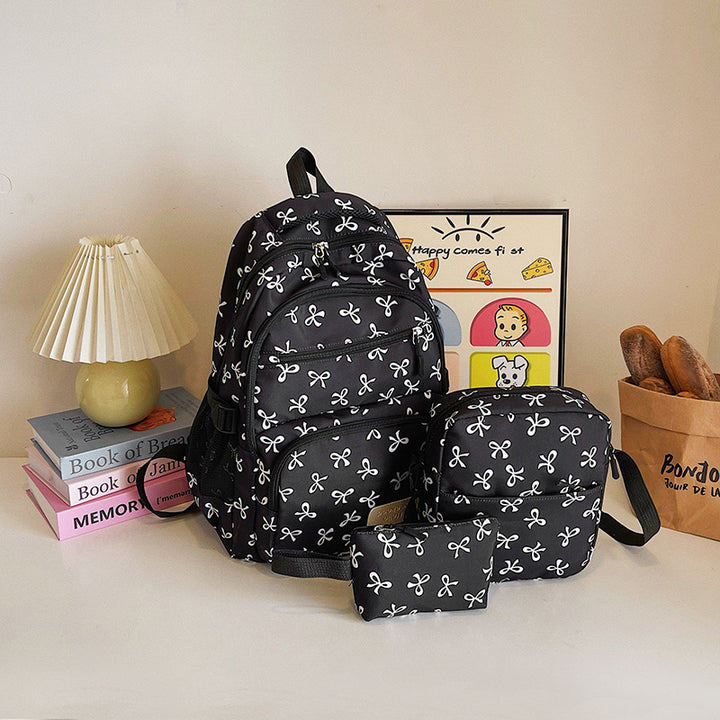 Rucksack aus Nylon, großes Fassungsvermögen, modernes Design