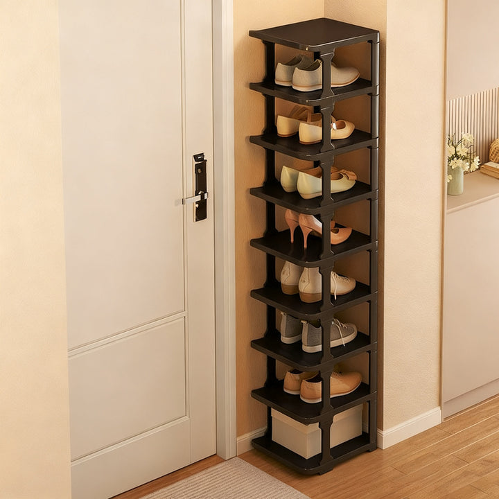 Schuhregal aus Kunststoff, 9-lagig