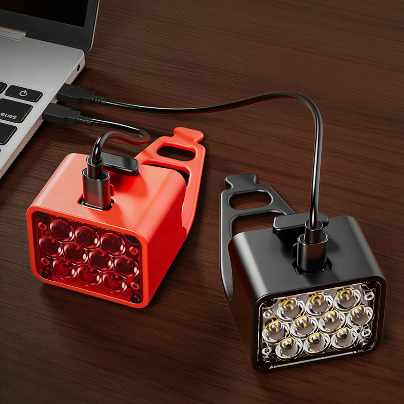 Fahrradlicht-Set mit USB-Ladung