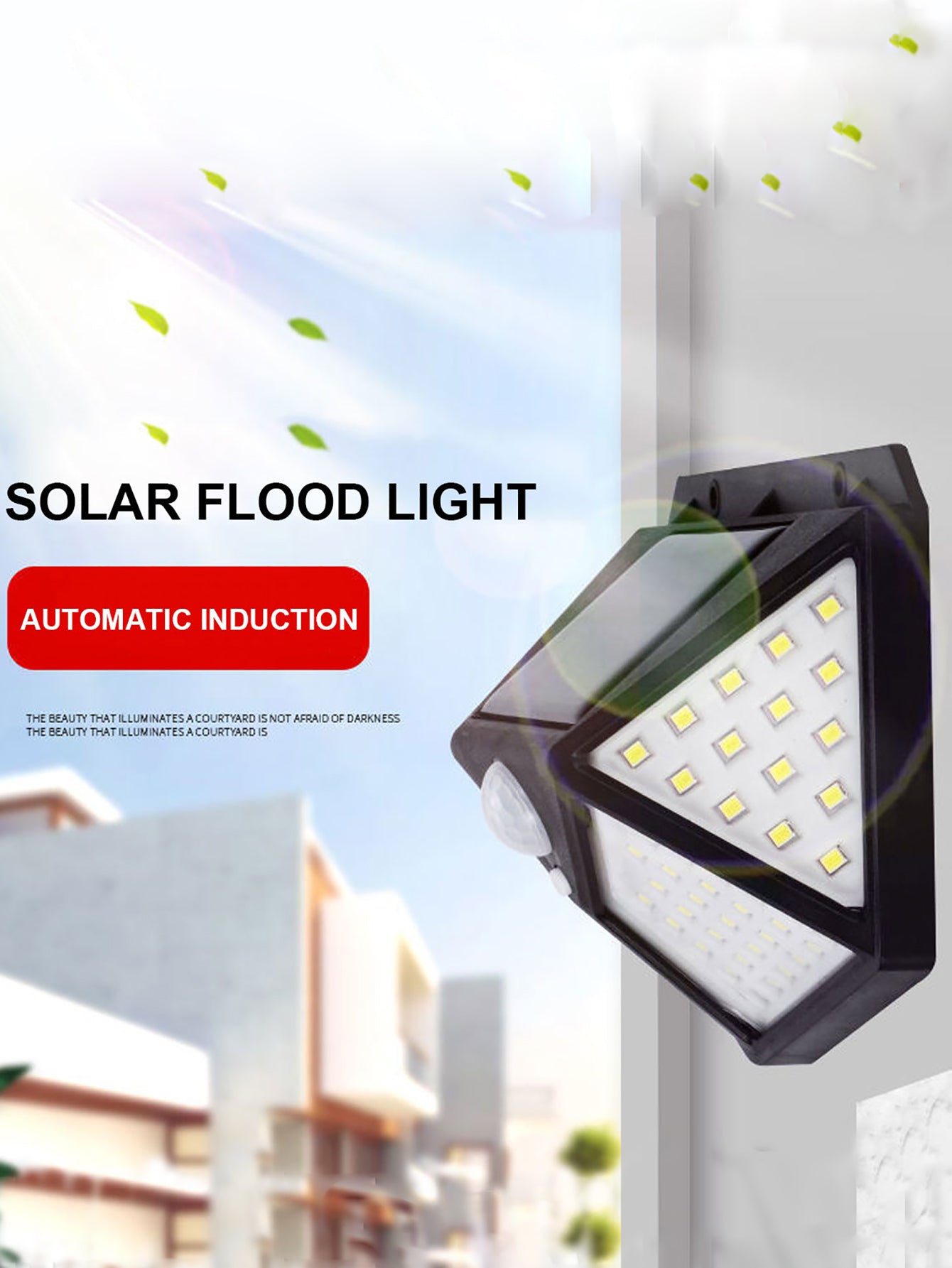 SolarGlow – Wasserdichte LED-Gartenbeleuchtung mit Sensor | Karnz