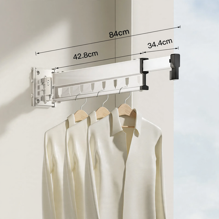 Wandwäscheständer, Aluminium, faltbar, 2–4-teilig, Modell 703-031-A