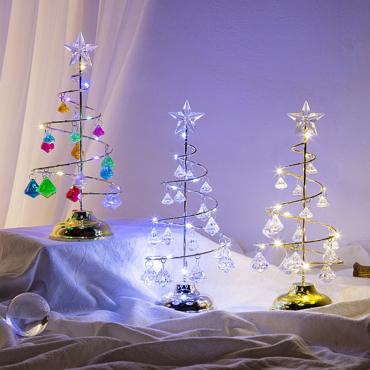 Kristallbaum-Nachtlicht mit LED