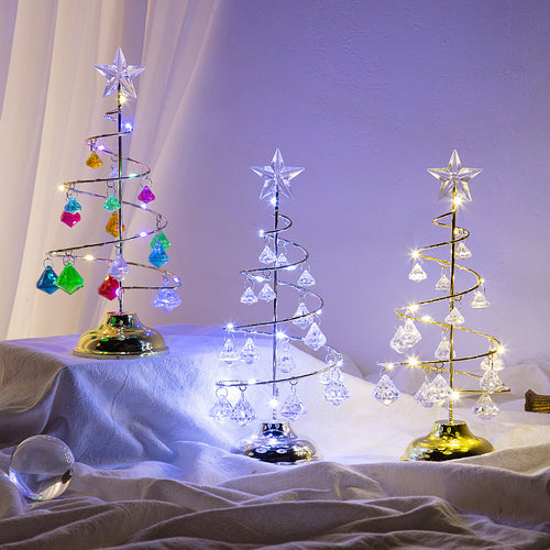 Kristallbaum-Nachtlicht mit LED