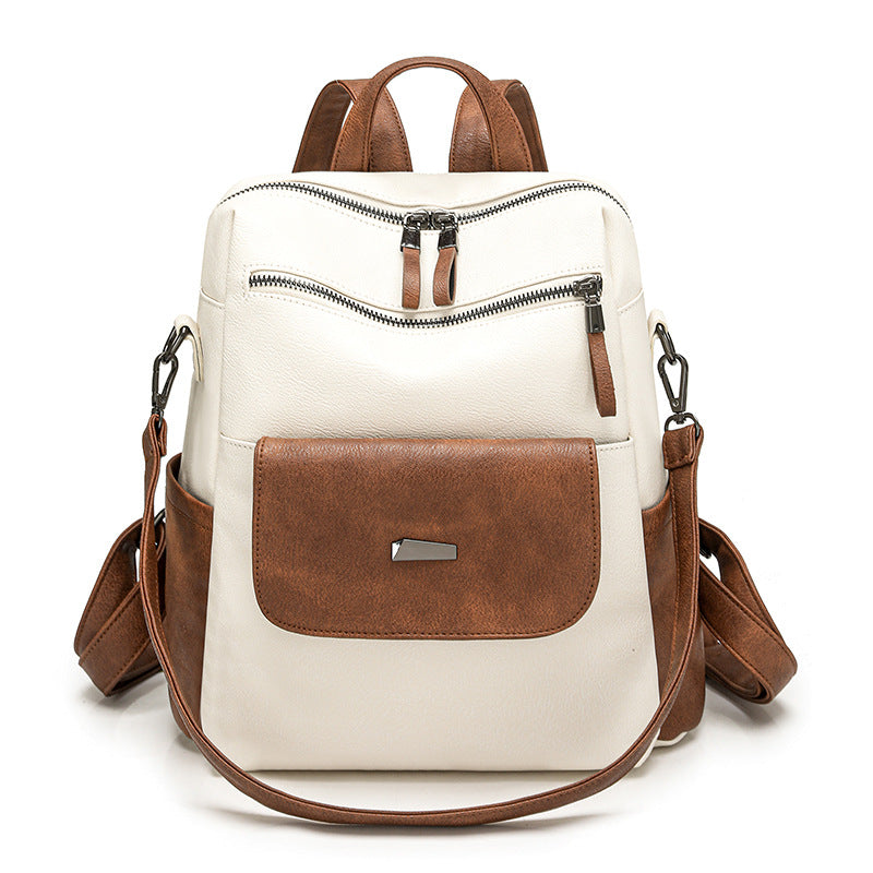 Damen-Rucksack aus PU, große Kapazität