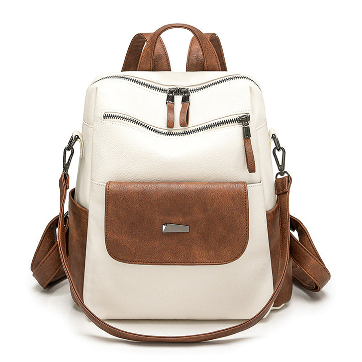 Damen-Rucksack aus PU, große Kapazität