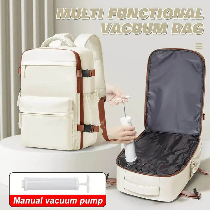 Kompressions-Rucksack, 36–55 L, mit Pumpe