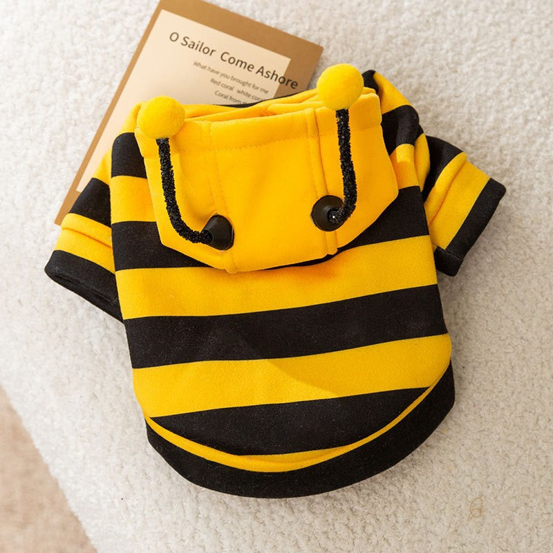 Sweatshirt für Hunde und Katzen mit Bienenmotiv
