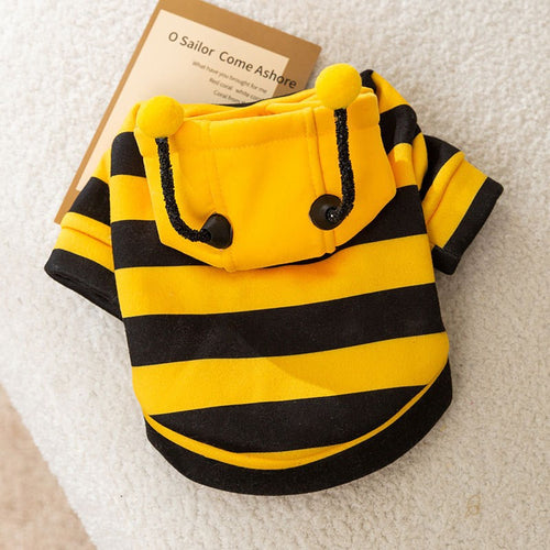 Sweatshirt für Hunde und Katzen mit Bienenmotiv