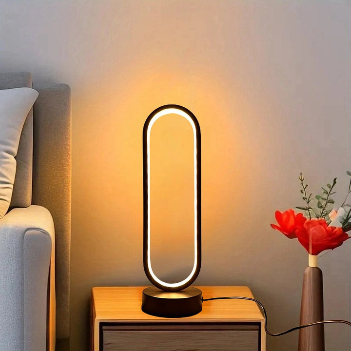 Ringlicht mit RGB-Farbwechsel, Aluminiumsockel