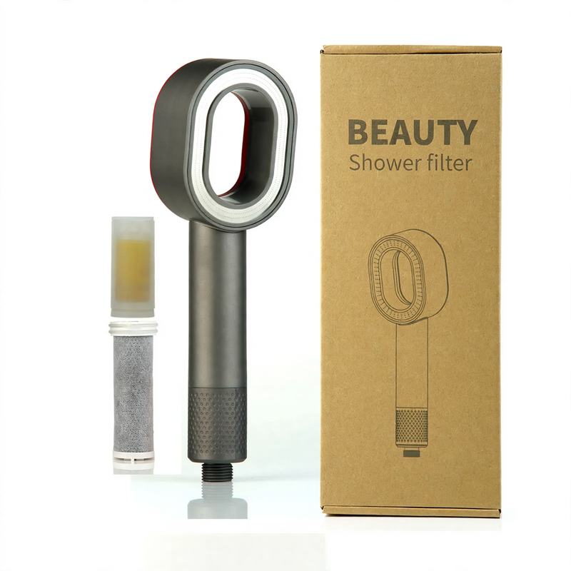 3-in-1 Duschkopf mit Massagefunktion, Kunststoff