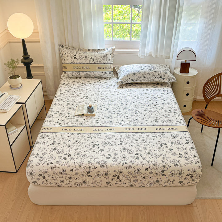 Baumwoll-Bettlaken mit Druck, 100 % Baumwolle