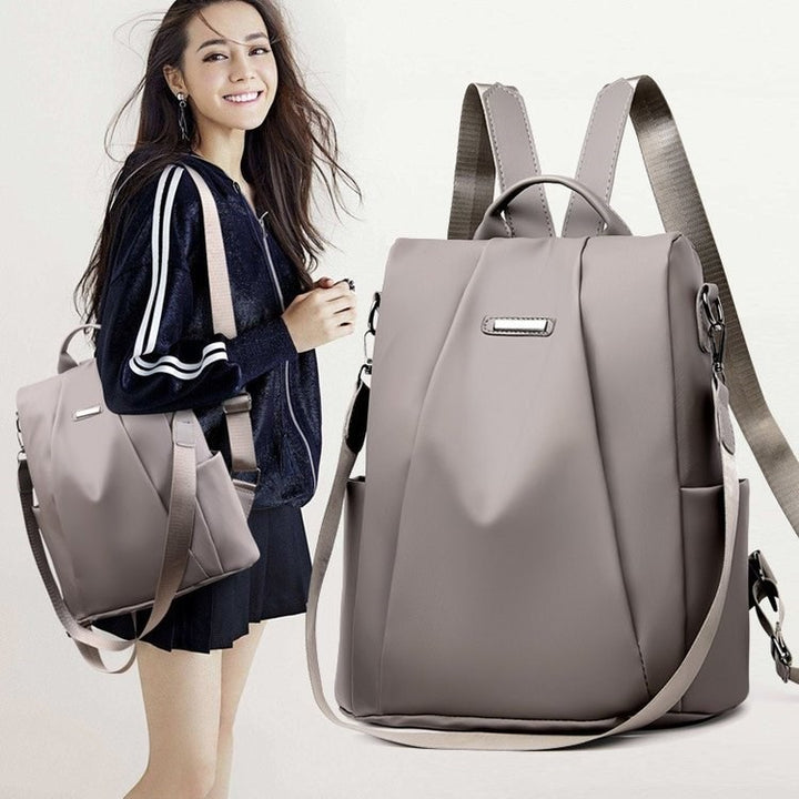 Damen-Rucksack aus Nylon, wasserabweisend