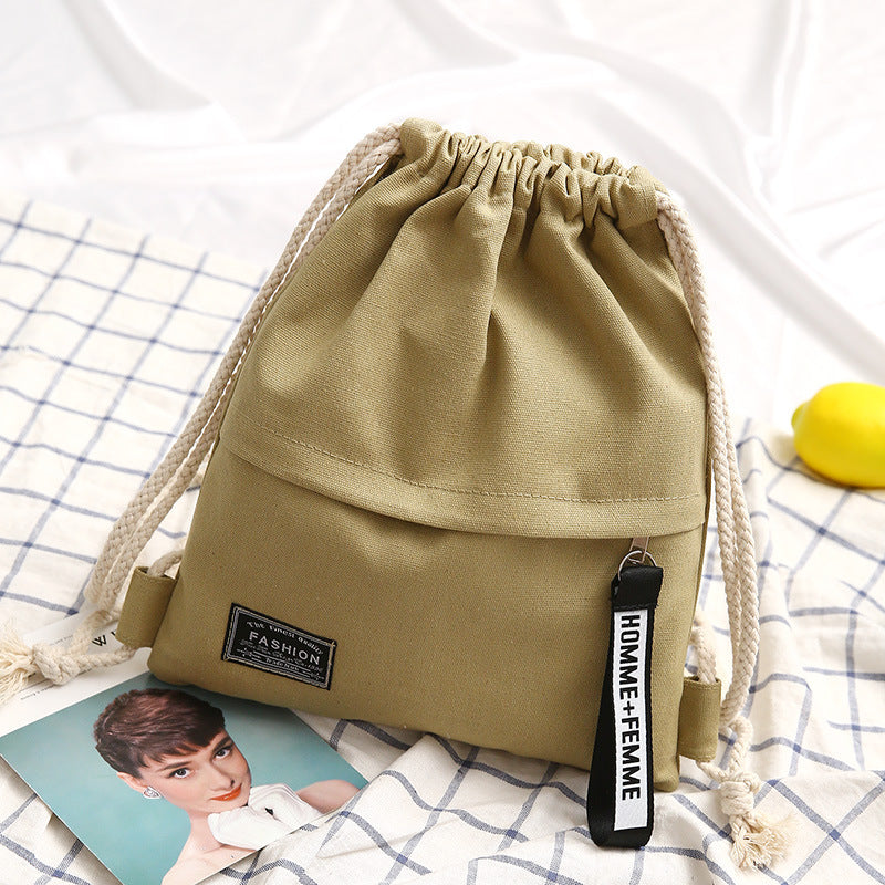 Leichter Rucksack aus Baumwollstoff