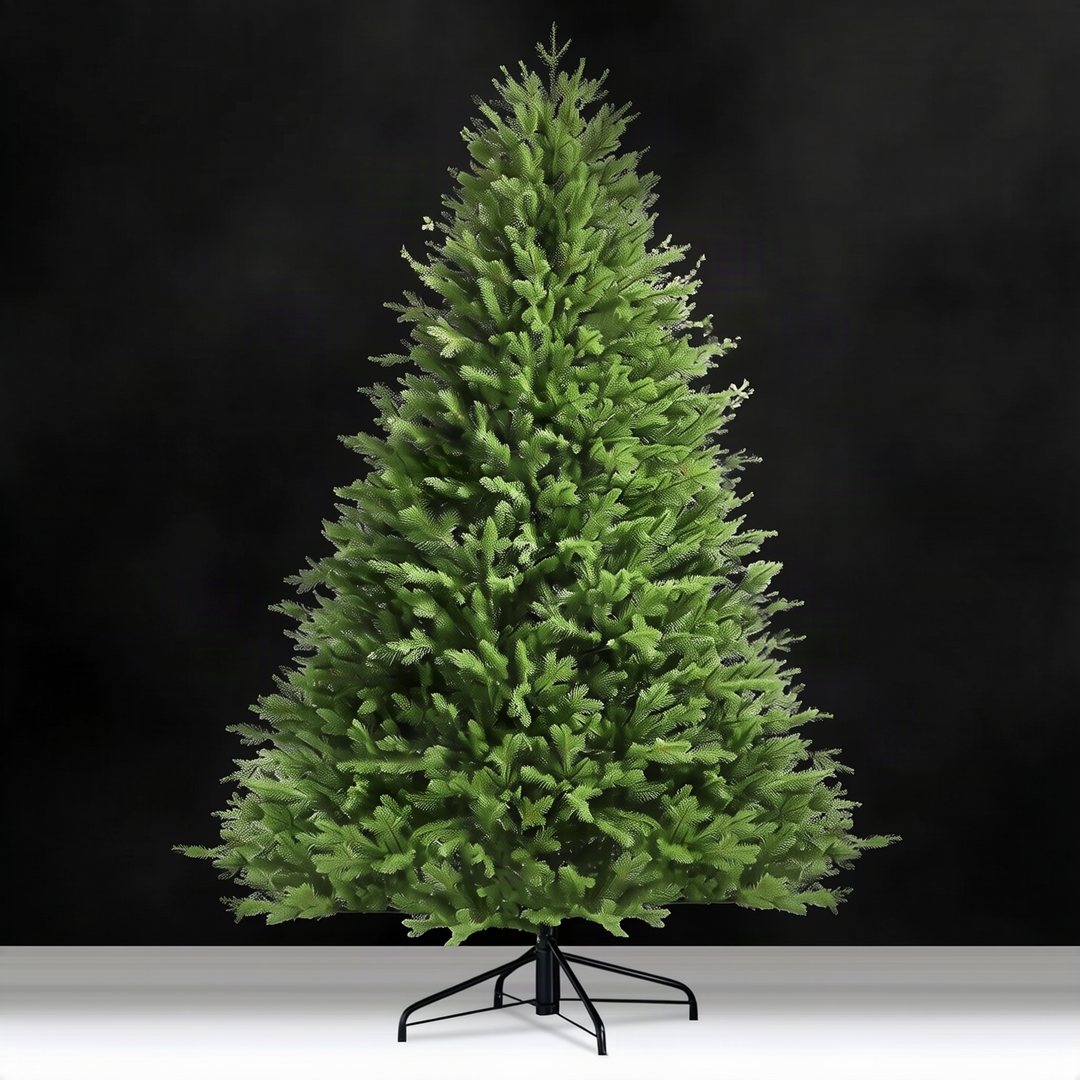 Künstlicher Weihnachtsbaum mit LED-Beleuchtung, 150–300 cm